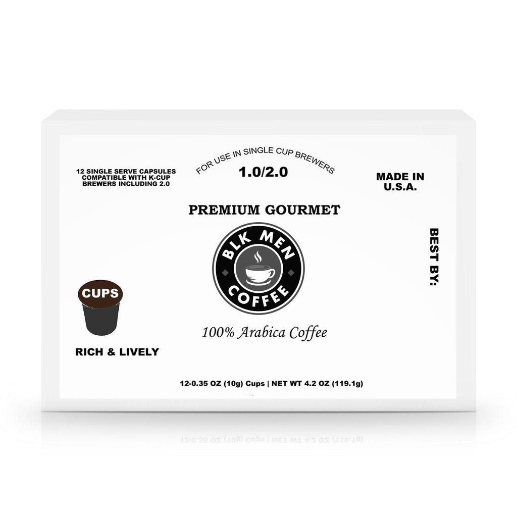 12 Pack K-Cups - BLK MEN COFFEE COMPANY